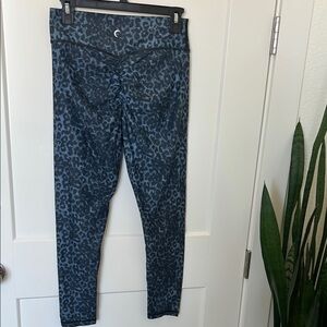 ZYIA Black Leopard Print Leggings